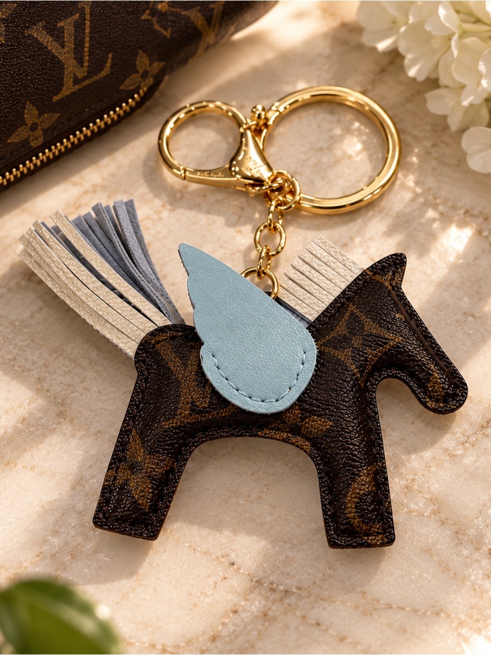 Louis Vuitton Horse Bag Charm Keychain